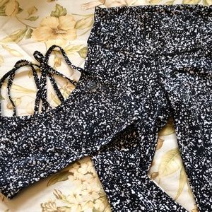 Reebok Speedwick Leggings and Matching Sports Bra